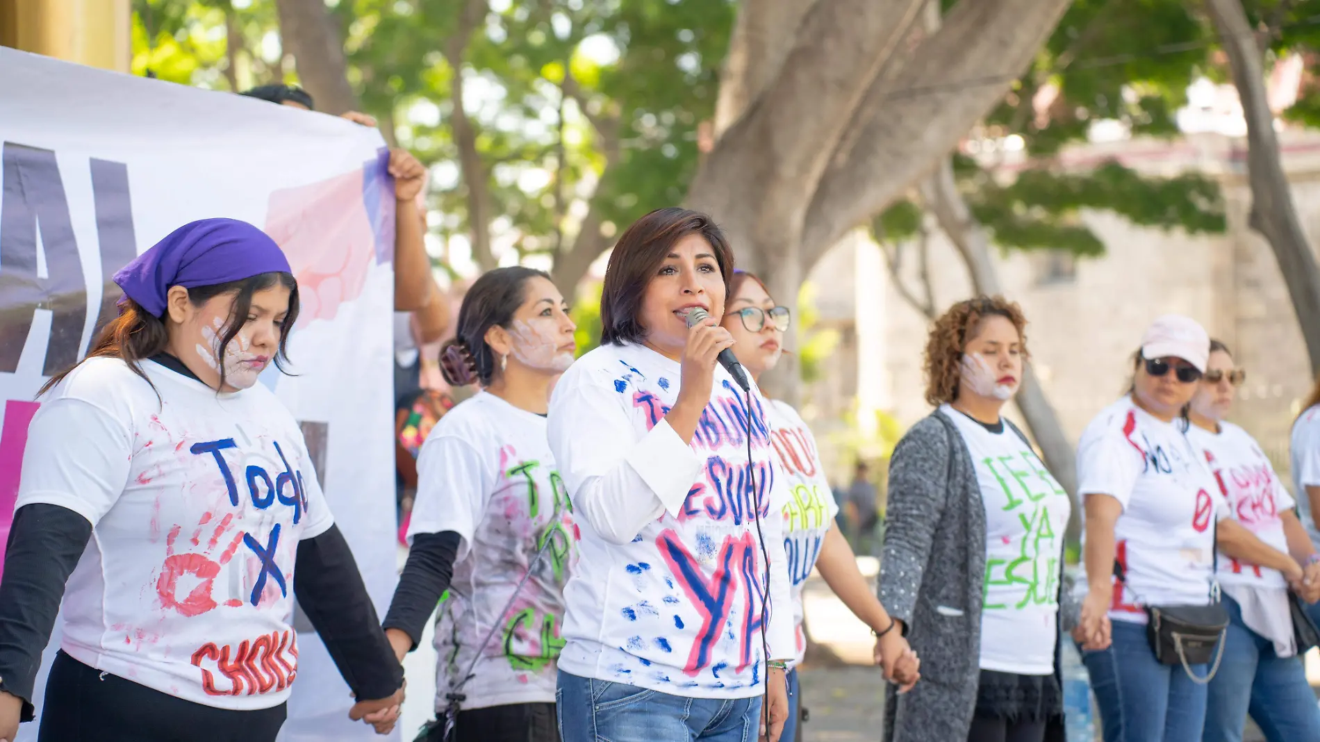 roxana luna protesta 2